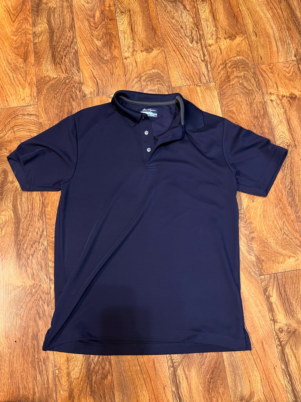 Hogan Men's Navy Polo Shirt, M
